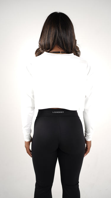 SILKFORM LONG SLEEVE CROPPED TEE