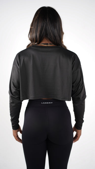 SILKFORM LONG SLEEVE CROPPED TEE
