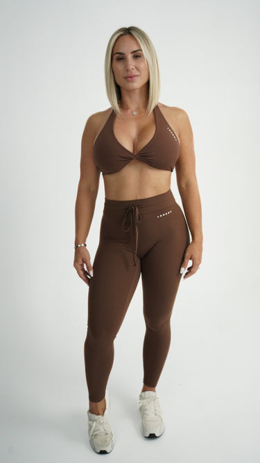 SOFTPULSE HALTER TWIST BRA