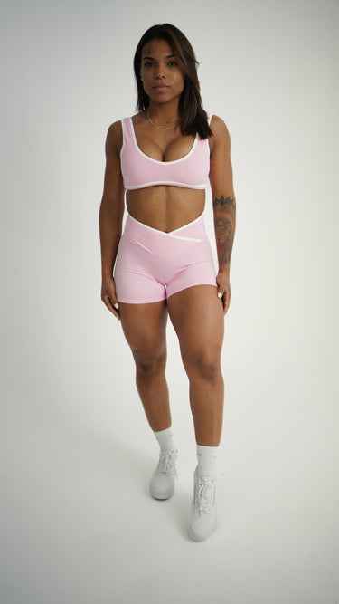 CASSIA CONTRAST TRIM SHORTS