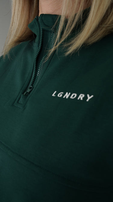 SOFTSTAY QUARTER ZIP SWEATER