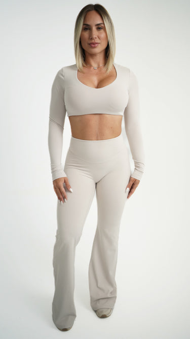 BODYFORM CROPPED LONGSLEEVE TEE