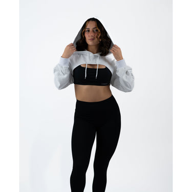 FLOWSCOOP CROP HOODIE