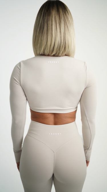 BODYFORM CROPPED LONGSLEEVE TEE