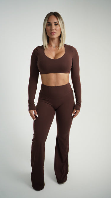 BODYFORM CROPPED LONGSLEEVE TEE