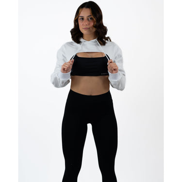 FLOWSCOOP CROP HOODIE