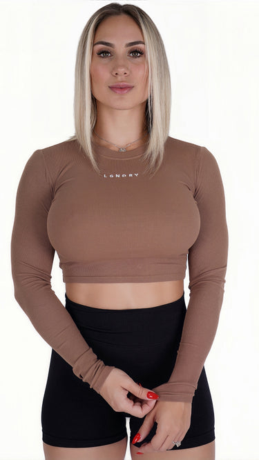 EMBRACE RIBBED LONG SLEEVE