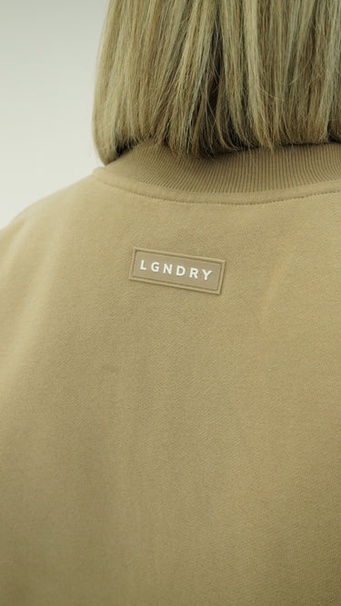 UNISEX EMBOSSED CREWNECK SWEATER