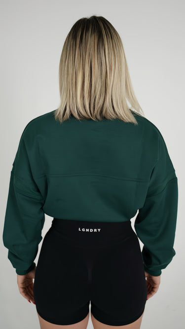 SOFTSTAY QUARTER ZIP SWEATER